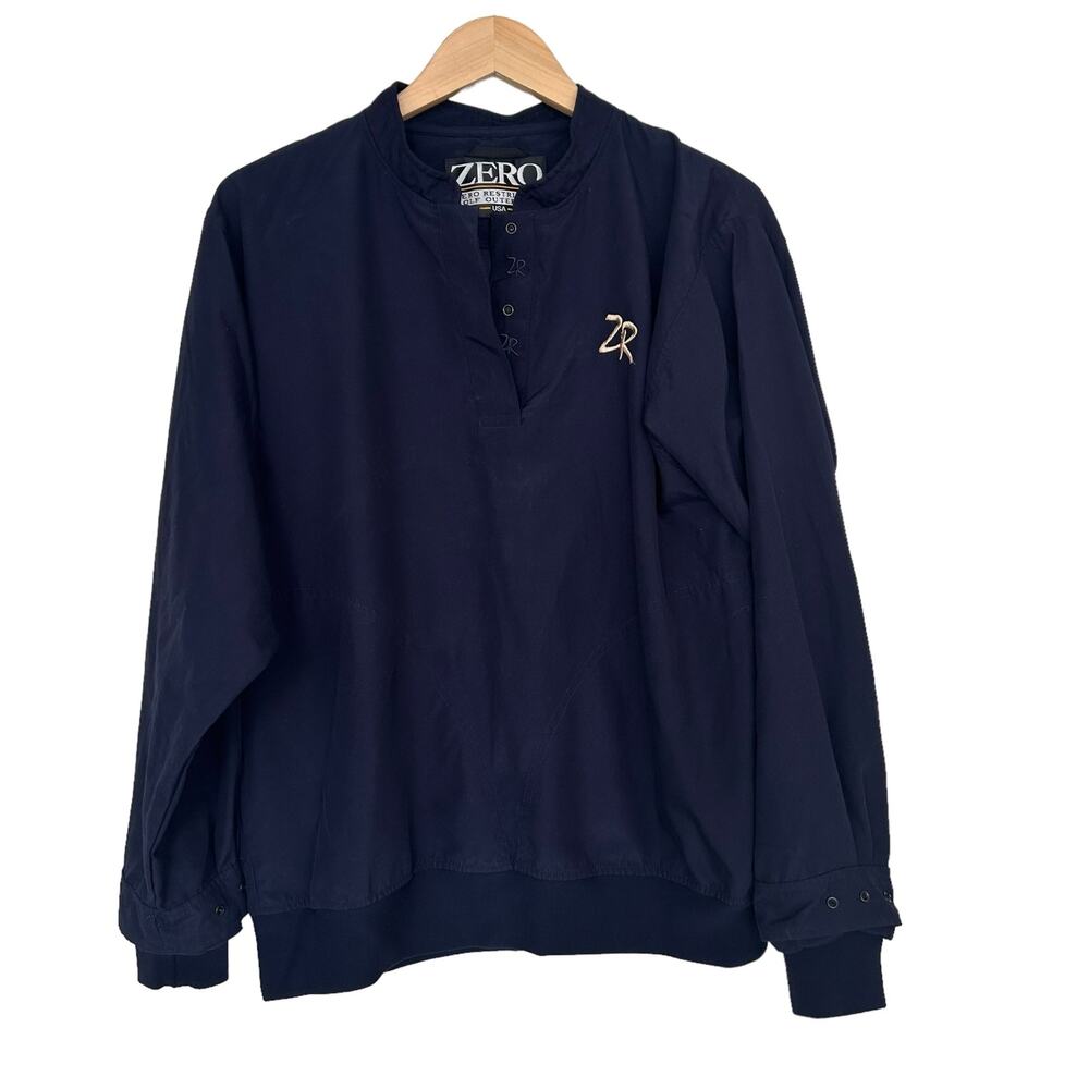 Zero Restriction Golf Outerwear Navy Blue Pullover Sz M